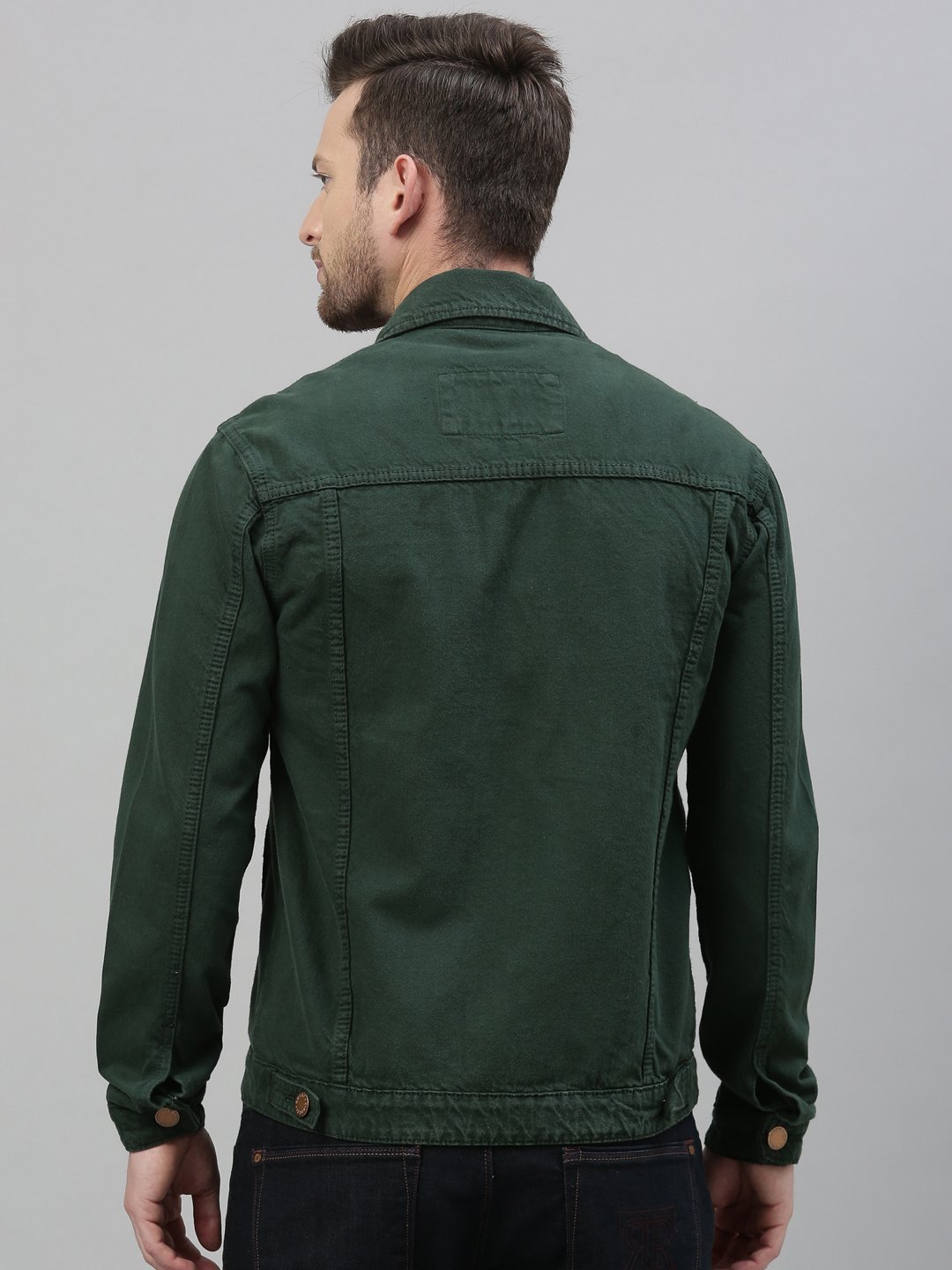 THIRD QUADRANT Men's loose fit Trucker Jacket with stone wash | Denim –  Fashionmongers