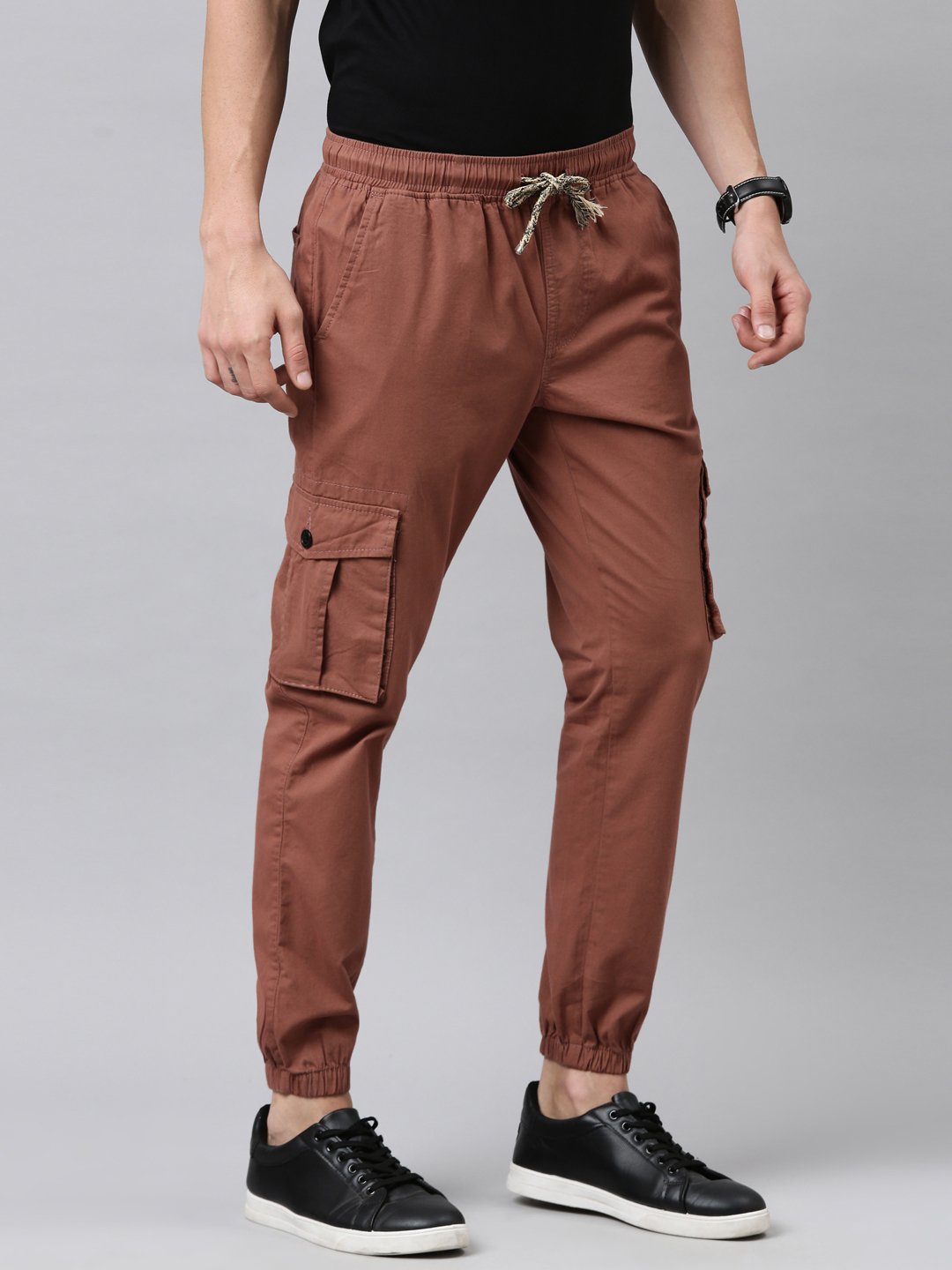 Buy VESPER Men's Slim Fit Cargo Trouser : Reliable Utility Wear for The  Modern Men|Cotton Spandex Cargo |Mens Cargo |Casual Bottom Wear Khaki at  Amazon.in